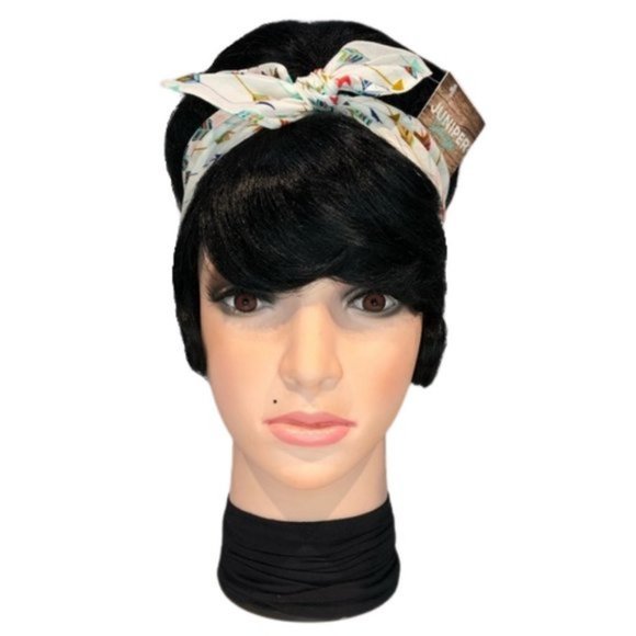 Bohemian Chic Colorful Arrow Bandana Tie Headband - Picture 3 of 13